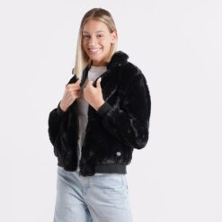 Γυναικεία Μπουφάν  Basehit Fake Fur Γυναικείο Μπουφάν (9000090472_38302)