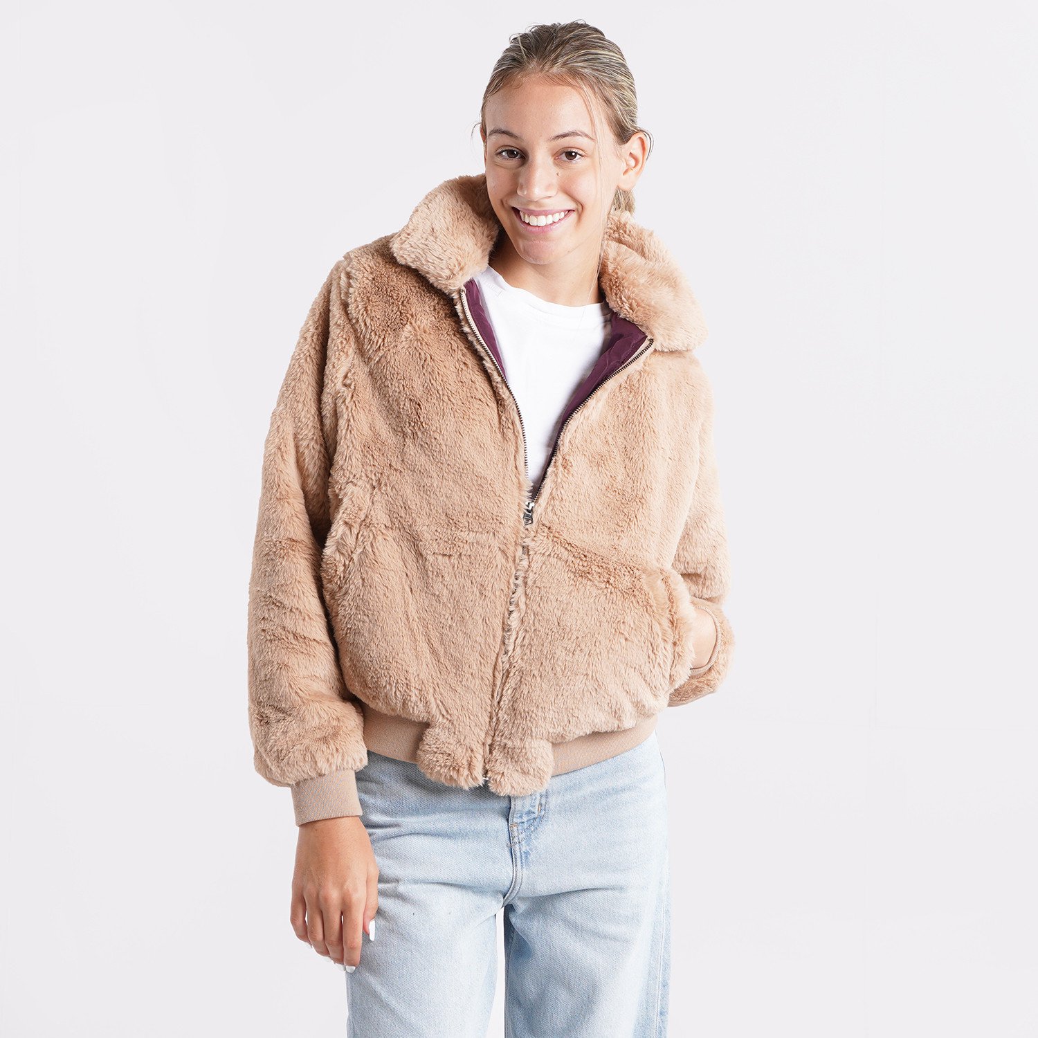 Basehit-Fake-Fur-Γυναικείο-Μπουφάν-9000090473_38304