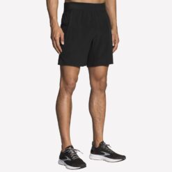 Ανδρικές Βερμούδες Σορτς  Brooks Sherpa 7″ 2-In-1 Short Black Σορτς Ανδρικο (9000087096_1469)