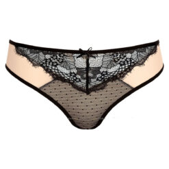 Γναικεία Εσώρουχα Κυλοτάκι  Culottes Gorteks JACKSON F BLACK BEIGE Ύφασμα