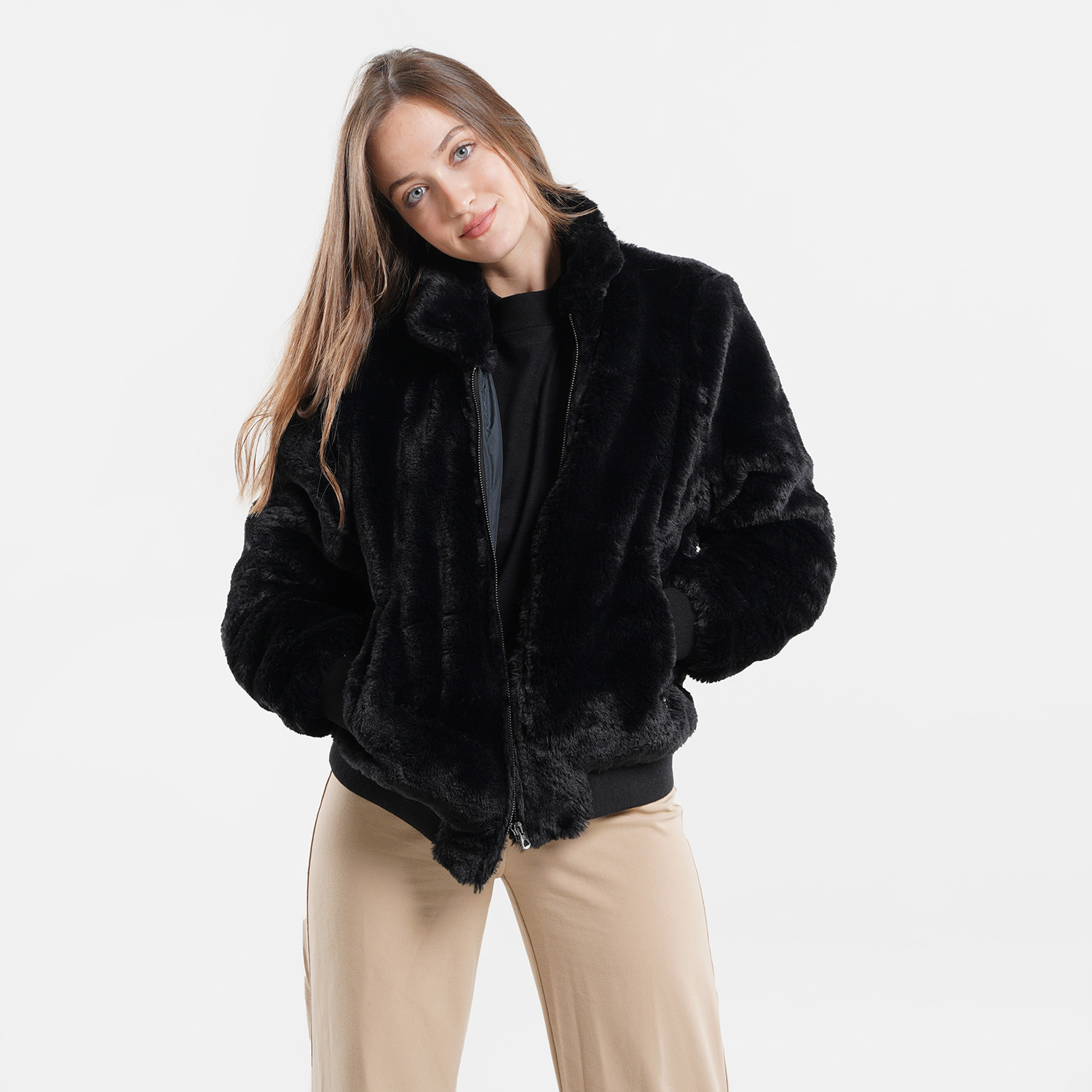 Emerson-Fur-Γυναικείο-Μπουφάν-9000090499_38302