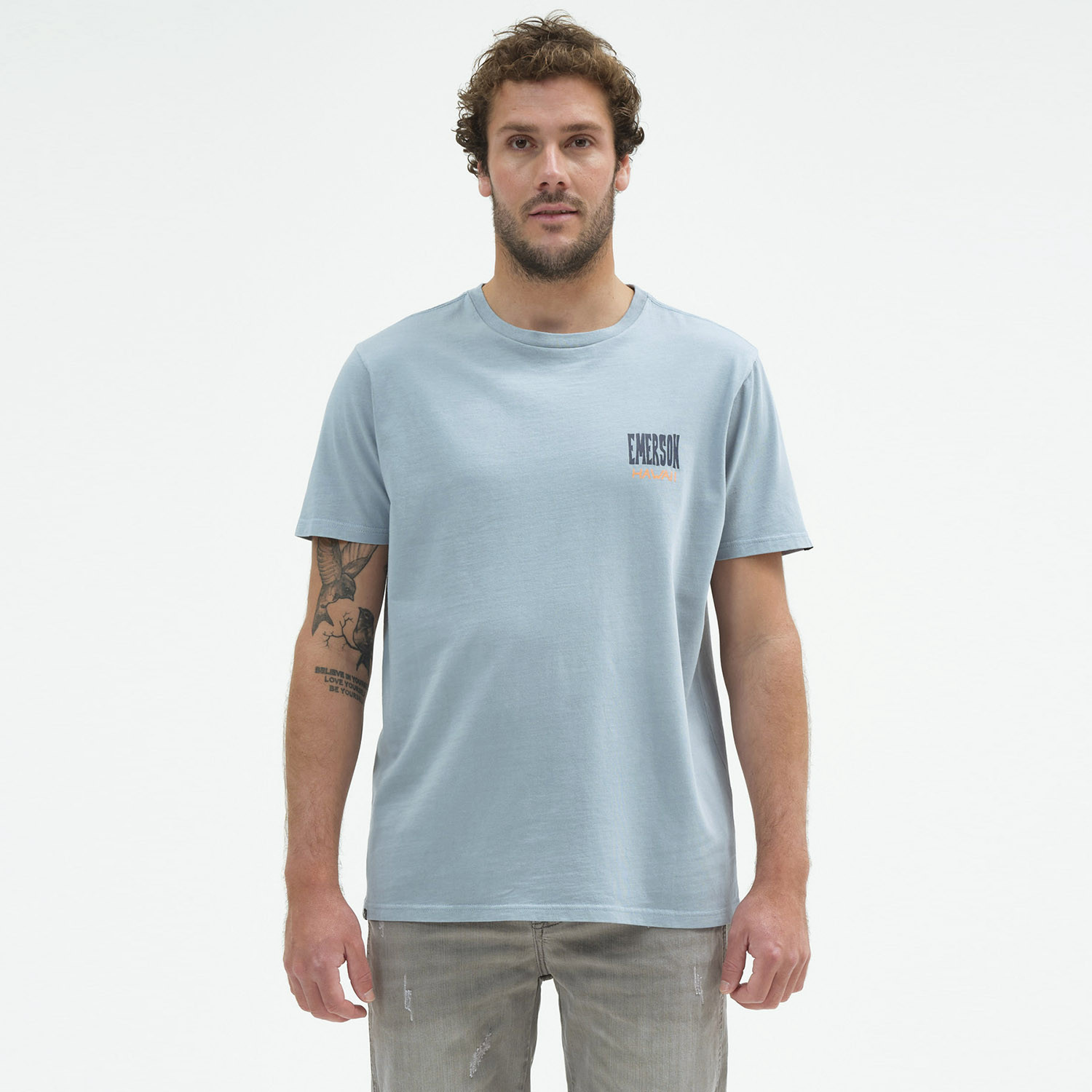 Emerson-Garment-Dyed-Ανδρική-Μπλούζα-9000070417_3242