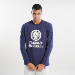 Ανδρικά T-shirts  Franklin & Marshall Logo Aνδρική Μακρυμάνικη Μπλούζα (9000088009_1629)