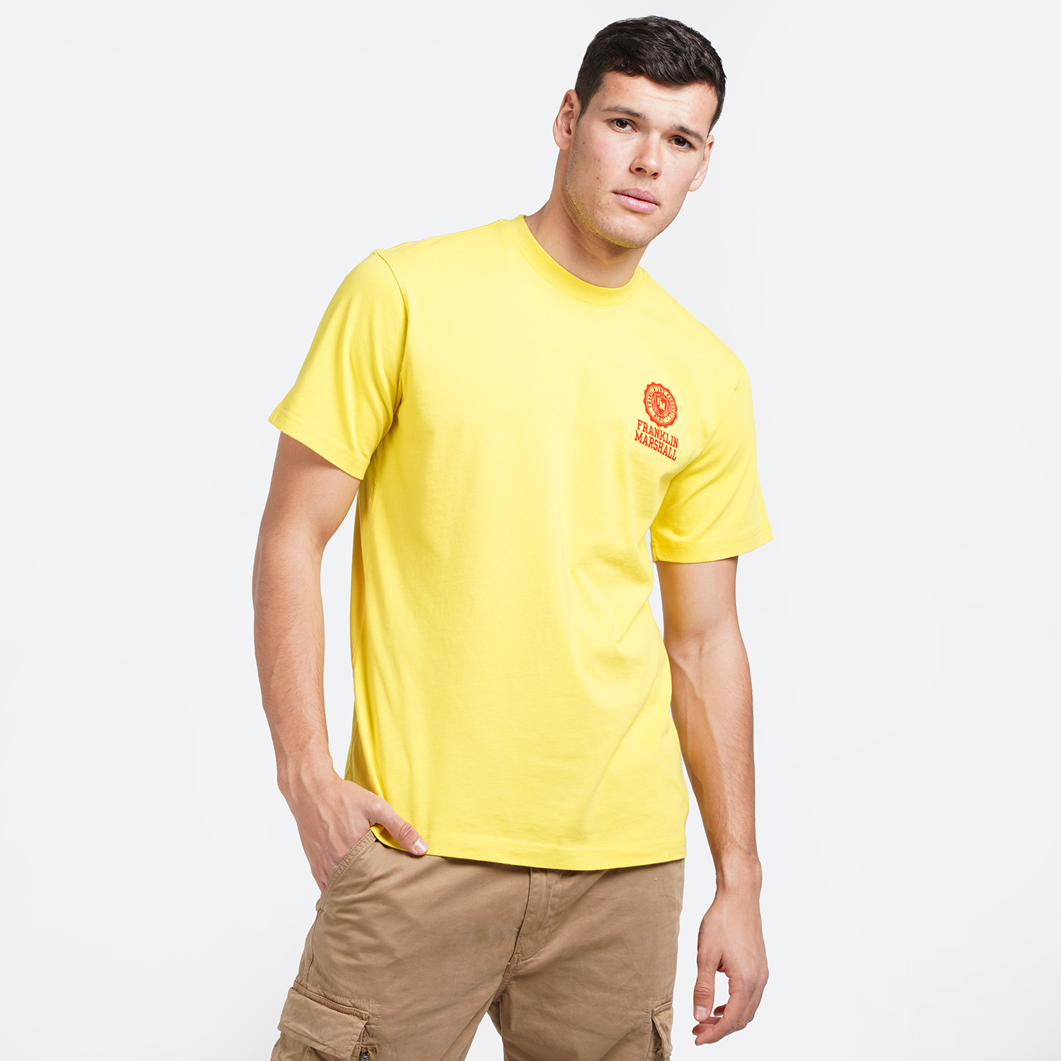 Franklin-Marshall-Mini-Logo-Aνδρικό-T-Shirt-9000104408_59338