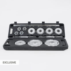 Βαράκια  GYMNASTIK 30Kgs Chrome Dumbbell Set (9000091643_11400)