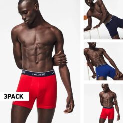 Ανδρικά Εσώρουχα  Lacoste Casual 3-Pack Ανδρικά Μποξεράκια (9000091769_56117)