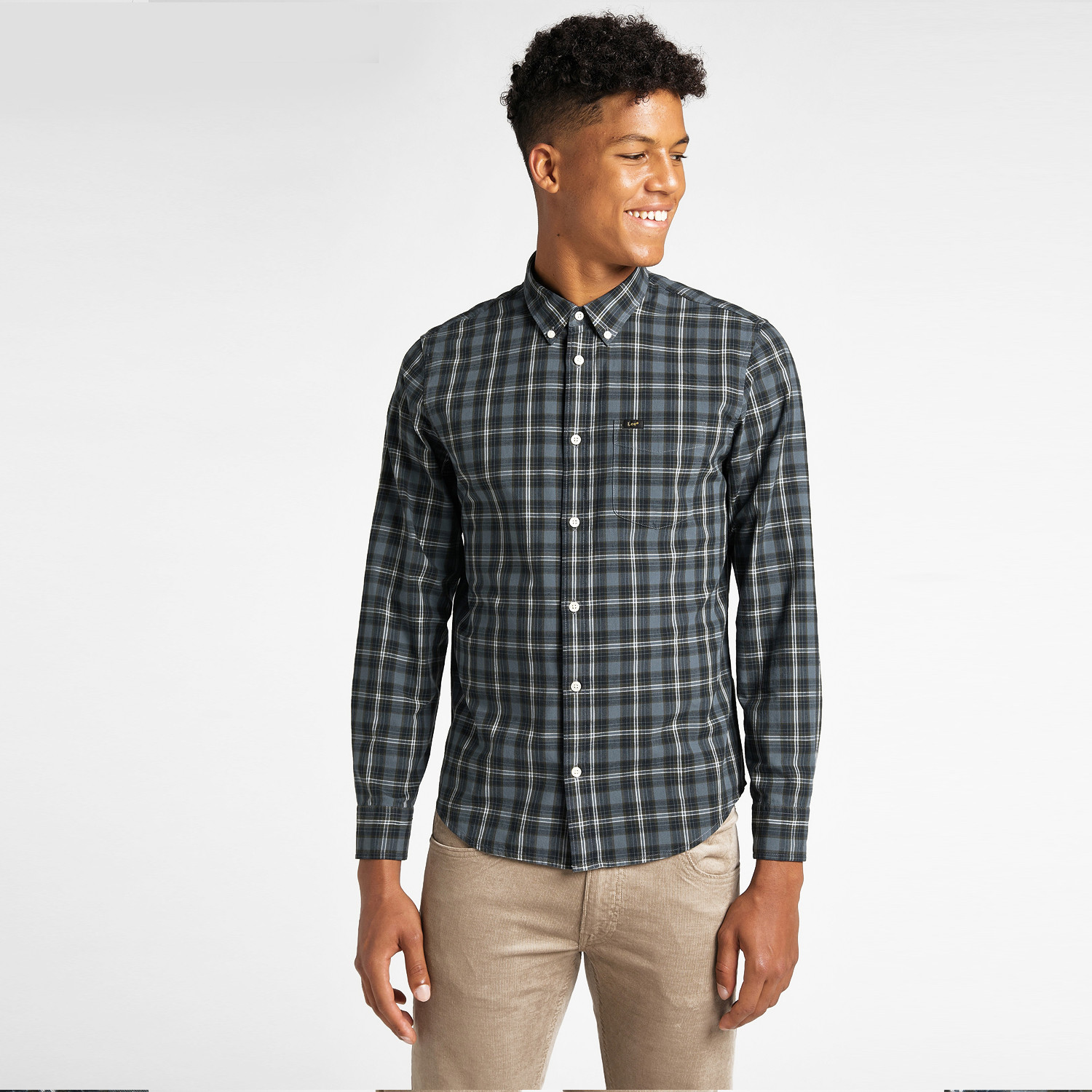 Lee-Button-Down-Ανδρικό-Πουκάμισο-9000092683_15541