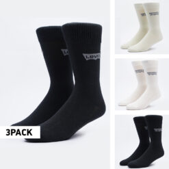 Ανδρικές Κάλτσες  Levi’s Batwing Logo Regular Cut 3-Pack Unisex Κάλτσες (9000092576_56208)