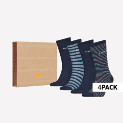 Ανδρικές Κάλτσες  Levis Giftbox Regular Cut Stripe Unisex Κάλτσες- 4 Pack (9000092573_52433)