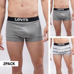 Ανδρικά Εσώρουχα  Levis Men Logo Aop Boxer Brief 2-Pack Ανδρικά Μποξεράκια (9000077035_52430)