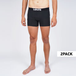 Ανδρικά Εσώρουχα  Levi’s Men’s Solid Basic 2-Pack Boxers (9000050298_26485)
