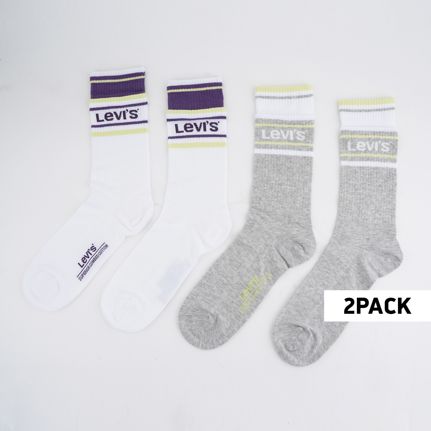 Levis-Regular-Cut-2-Pack-Unisex-Κάλτσες-9000077051_52432