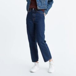 Γυναικεία Παντελόνι Τζιν  Levis Ribcage Straight Ankle Noe Dark Mineral (9000087150_26099)