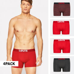 Ανδρικά Εσώρουχα  Levi’s Solid Basic 4-Pack Ανδρικά Μποξεράκια (9000092767_42062)