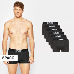 Ανδρικά Εσώρουχα  Levi’s Solid Basic 6-Pack Ανδρικά Μποξεράκια (9000092770_45053)