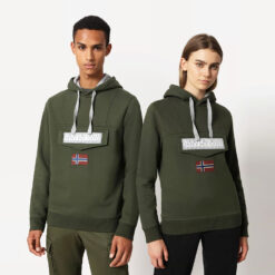 Ανδρικά Hoodies  Napapijri Burgee Unisex Μπλούζα με Κουκούλα (9000085865_45259)