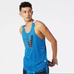 Ανδρικά Αμάνικα T-shirts  New Balance Fast Flight Ανδρική Αμάνικη Μπλούζα (9000092331_56159)