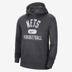 Ανδρικά Hoodies  Nike Brooklyn Nets Spotlight Dri-FIT NBA Ανδρική Μπλούζα Με Κουκούλα (9000081005_6778)