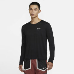 Ανδρικές Μπλούζες Μακρύ Μανίκι  Nike Dri-FIT Miler Ανδρική Μακρυμάνικη Μπολύζα (9000056462_8621)