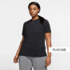 Γυναικείες Μπλούζες Κοντό Μανίκι Nike Pro Mesh Plus Size Γυναικείο T-Shirt (9000043547_1480)