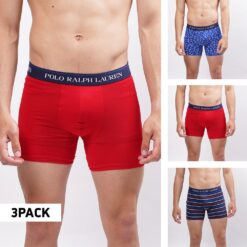 Ανδρικά Εσώρουχα  Polo Ralph Lauren 3Pack Ανδρικά Μπόξερ (9000074509_51834)