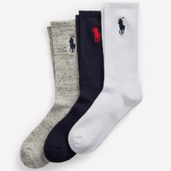 Ανδρικές Κάλτσες  Polo Ralph Lauren Big Pony 3Pack Crew Ανδρικές Κάλτσες (9000089295_55558)