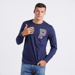 Ανδρικά T-shirts  Polo Ralph Lauren Lscncmslm2-Long Sleeve-T-Shirt (9000089365_18719)