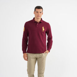 Ανδρικά Polo  Polo Ralph Lauren Slim Fit Mesh Ανδρικό Μακρυμάνικο Πόλο (9000064602_42091)