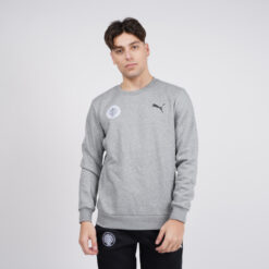 Ανδρικά Φούτερ  Puma x OFI Crete F.C Essential Logo Crew Fleece Ανδρική Μπλούζα Φούτερ (9000067130_36668)