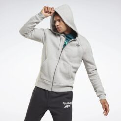 Ανδρικές Ζακέτες  Reebok Sport Ri Fleece Fz Hoodie (9000083713_7747)