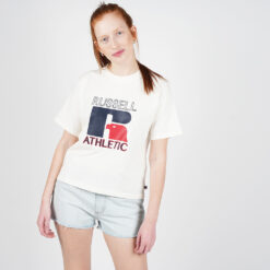 Γυναικείες Μπλούζες Κοντό Μανίκι  Russell Athletic Virginia Graphic Γυναικεία Μπλούζα (9000051661_14267)