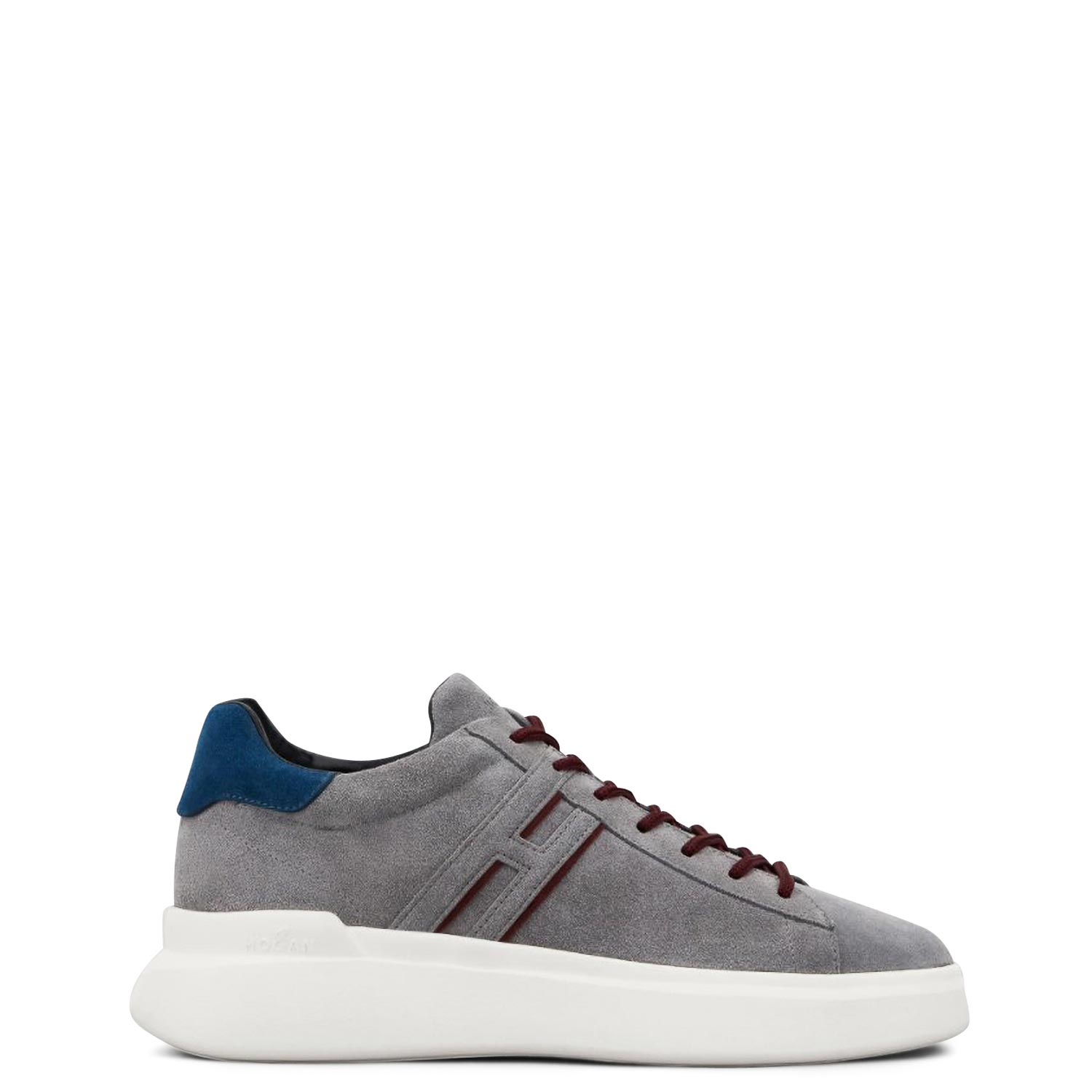 Sneakers-ανδρικά-Hogan-Γκρι-ALLACCIATO-SLASH-H