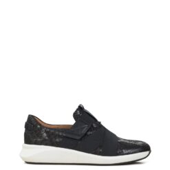 Γυναικεία Sneakers  Sneakers γυναικεία Clarks Black Snake Un Rio Strap