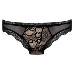 Γναικεία Εσώρουχα String  Strings Gorteks DITA S Noir Ύφασμα