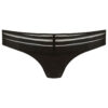Γναικεία Εσώρουχα String Strings Gorteks LUNA S BLK Ύφασμα