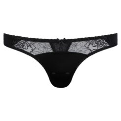 Γναικεία Εσώρουχα String  Strings Gorteks PAMELA S Black Ύφασμα