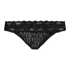 Γναικεία Εσώρουχα String  Strings Wacoal WA879205 BLK Ύφασμα