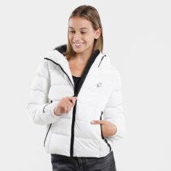 Γυναικεία Μπουφάν  Superdry Spirit Sports Puffer Γυναικείο Μπουφάν με Κουκούλα (9000086626_30745)