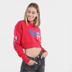 Γυναικεία Crop Top  Superdry Varsity Γυναικεία Πλεκτή Cropped Μπλούζα (9000086630_54993)