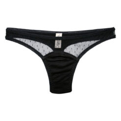 Γναικεία Εσώρουχα Tanga  Tangas Underprotection BB1015 NOVA STRING BLK Ύφασμα
