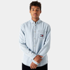 Ανδρικά Πουκάμισα  Tommy Jeans Badge Denim Ανδρικό Πουκάμισο (9000089996_55767)
