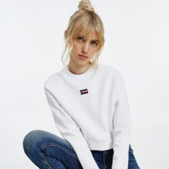 Γυναικεία Φούτερ  Tommy Jeans Cropped Crew Neck Γυναικείο Φούτερ (9000090070_1539)