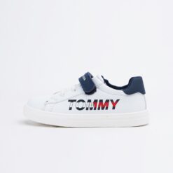 Παιδικά Sneakers  Tommy Jeans Low Cut Lace-Up/Velcro Sneaker White/B (9000090204_2879)