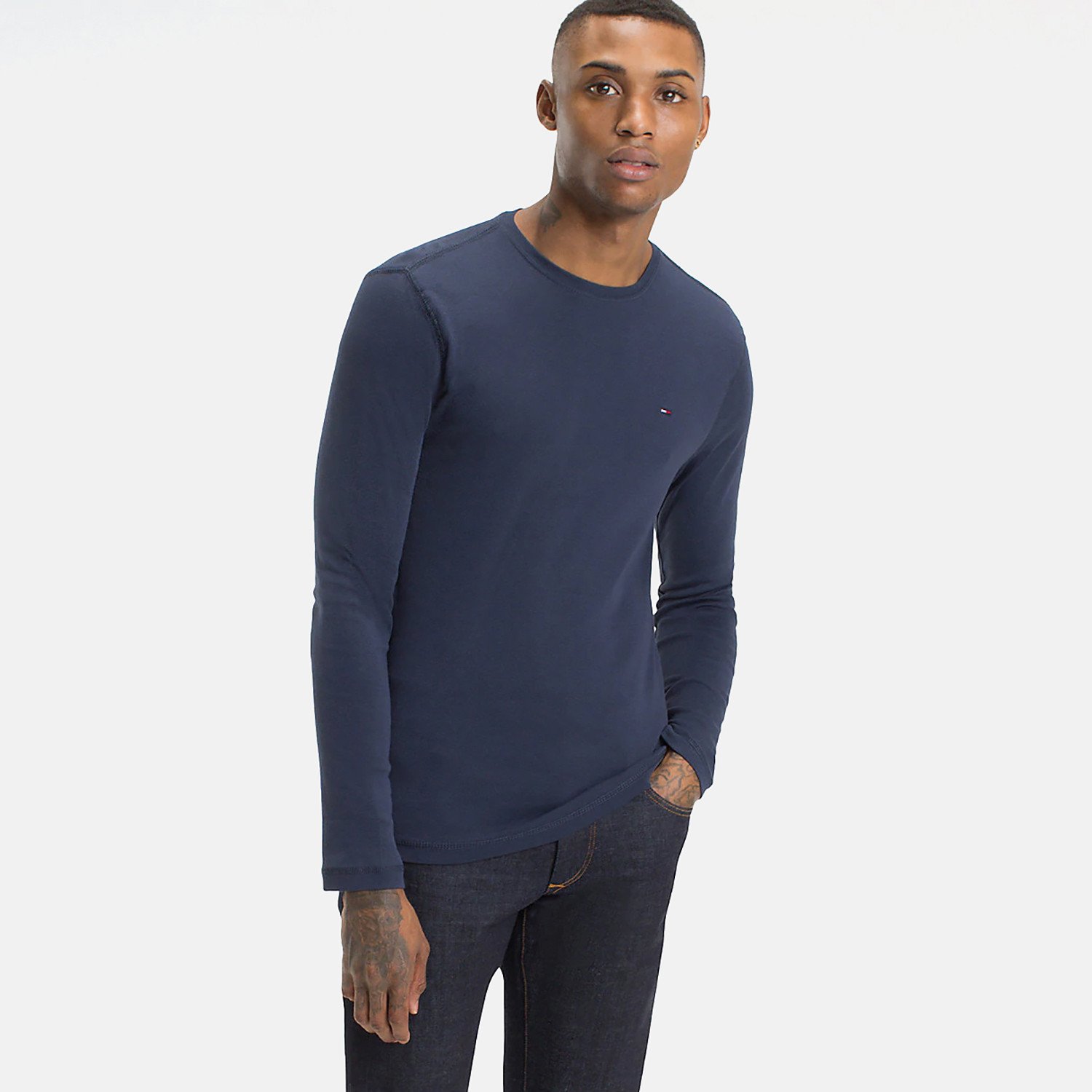 Tommy-Jeans-Original-Rib-Ανδρική-Μακρυμάνικη-Μπλούζα-9000065052_12993