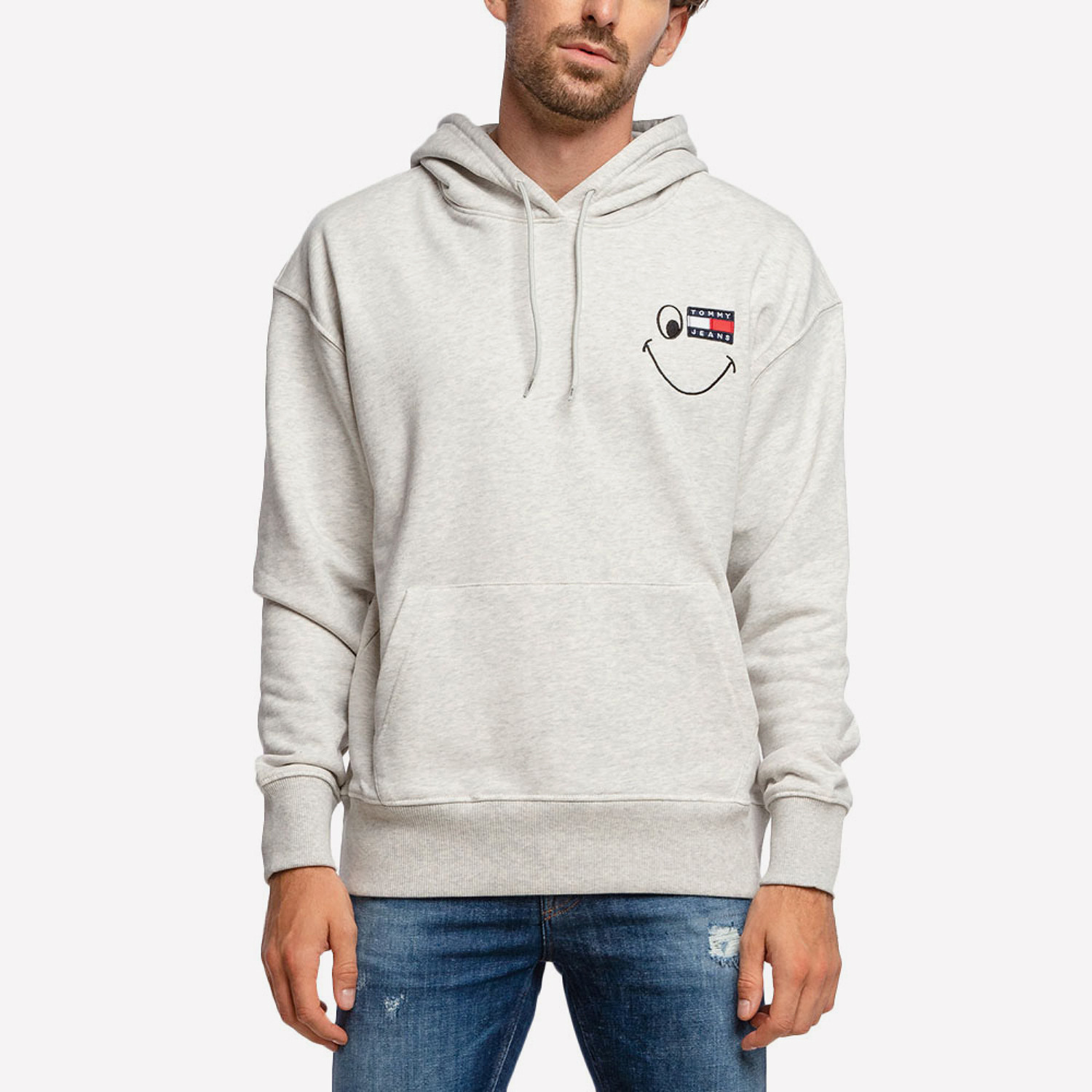 Tommy-Jeans-Smiley-Badge-Ανδρική-Μπλούζα-με-Κουκούλα-9000090032_49132