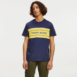 Ανδρικά T-shirts  Tommy Jeans Tjm Stripe Colorblock Tee (9000088495_45076)
