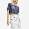 Γυναικείες Μπλούζες Κοντό Μανίκι Tommy Jeans Tjw Super Crop Flag Repeat Tee (9000088565_45076)