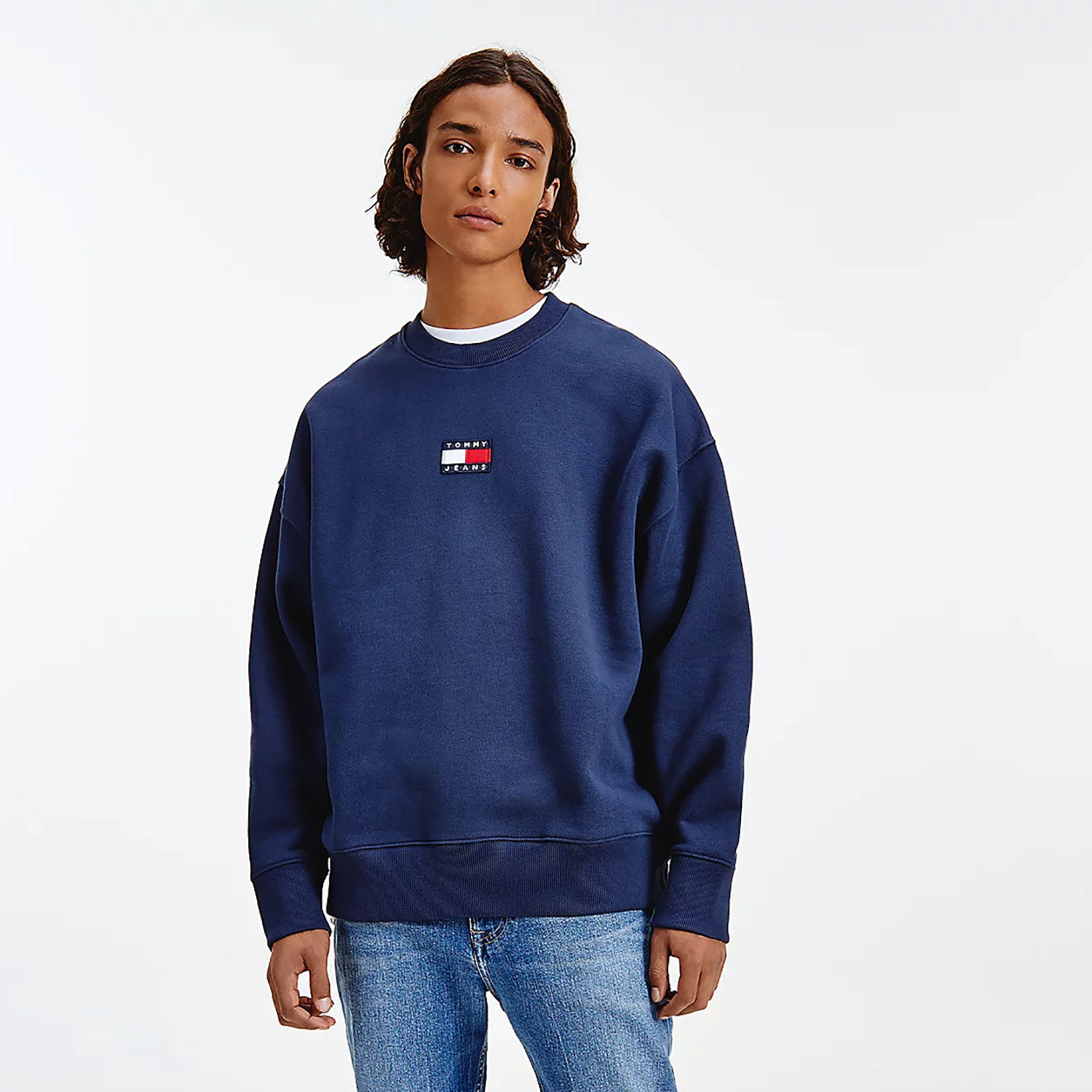 Tommy-Jeans-Tommy-Badge-Crew-Ανδρική-Μπλούζα-με-Μακρύ-Μανίκι-9000089978_45076