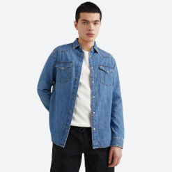 Ανδρικά Πουκάμισα  Tommy Jeans Western Denim Ανδρικό Πουκάμισο (9000102881_59012)