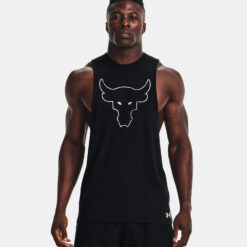 Ανδρικά Αμάνικα T-shirts  Under Armour Project Rock Brahma Bull Ανδρική Αμάνικη Μπλούζα (9000102632_44184)